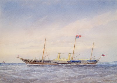 Die königliche Yacht Osbourne, 1876 von William Frederick Mitchell